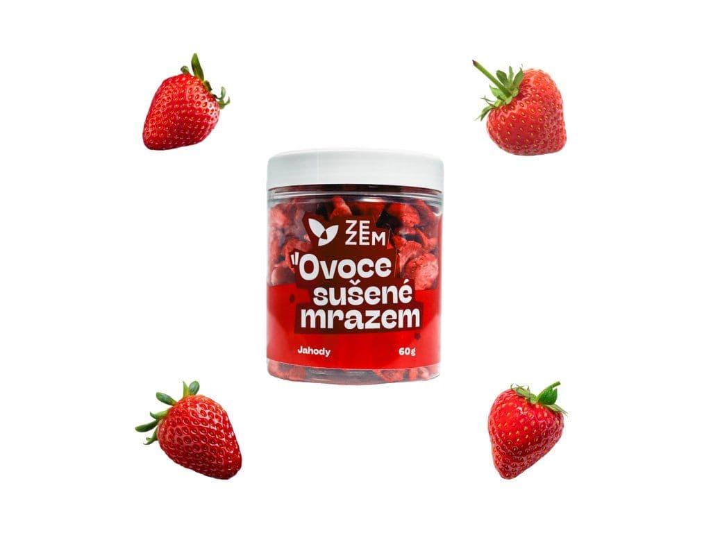 Jahody sušené mrazem